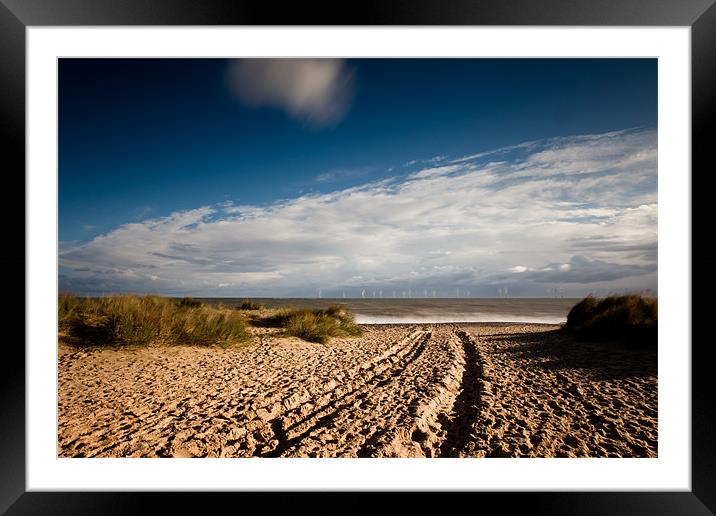 Leading Lines Framed Mounted Print by Simon Wrigglesworth
