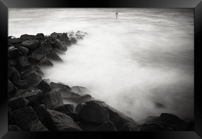 Rock Pool Framed Print by Simon Wrigglesworth