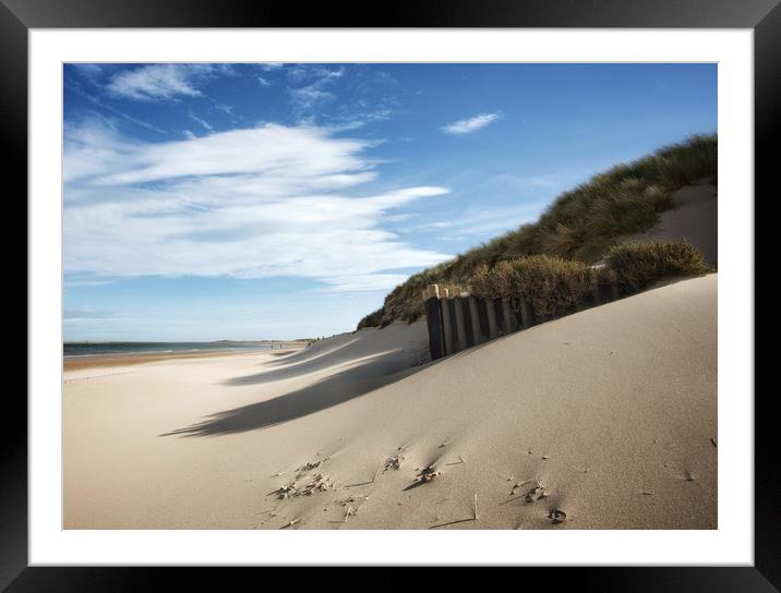 Dune Framed Mounted Print by Simon Wrigglesworth