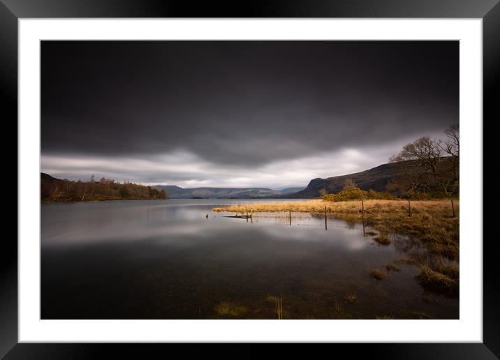 Darkness over Derwentwater Framed Mounted Print by Simon Wrigglesworth