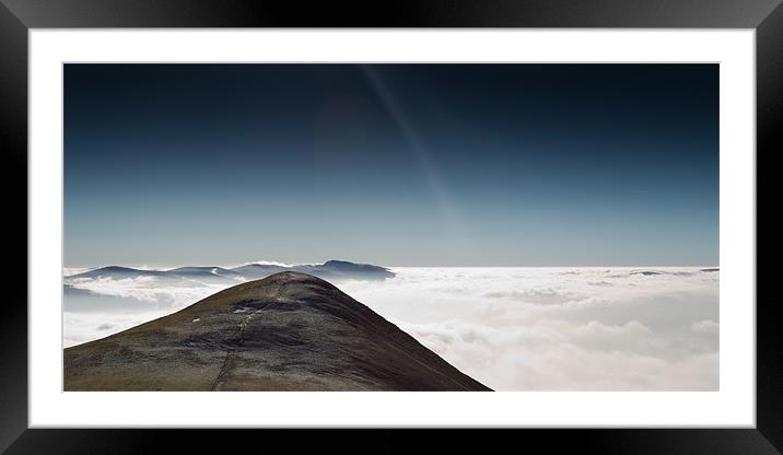 Back down to earth Framed Mounted Print by Simon Wrigglesworth
