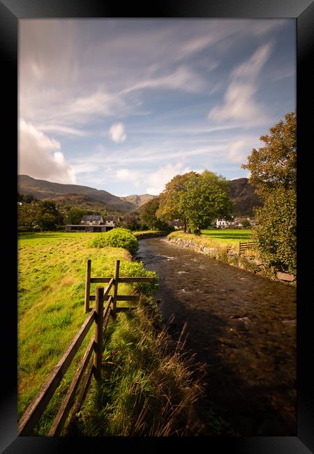 Autumn in Coniston Framed Print by Simon Wrigglesworth