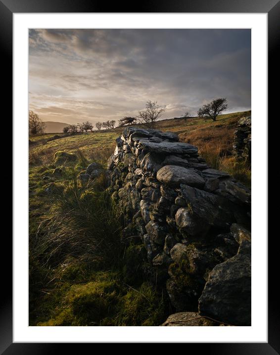 Early Stonewall Framed Mounted Print by Simon Wrigglesworth