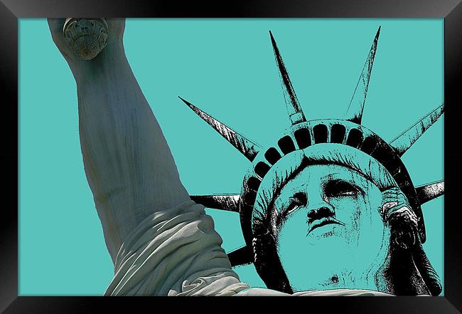Statue of Liberty Framed Print by Tony Watson