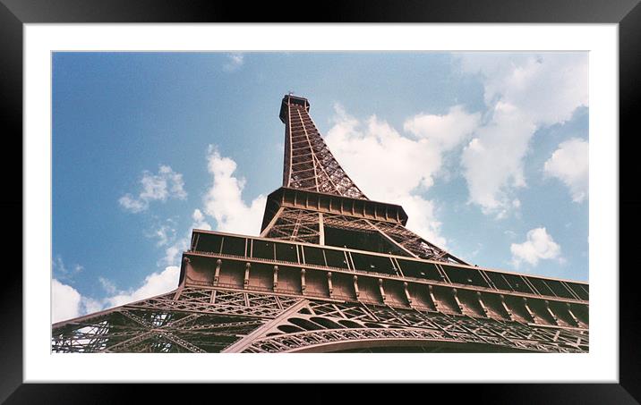 the eiffel tower Framed Mounted Print by rachael purdy