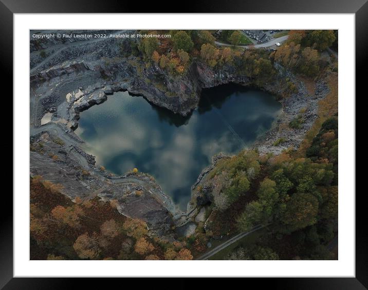 The Heart of The Lakes (Autumn)  Framed Mounted Print by Paul Leviston