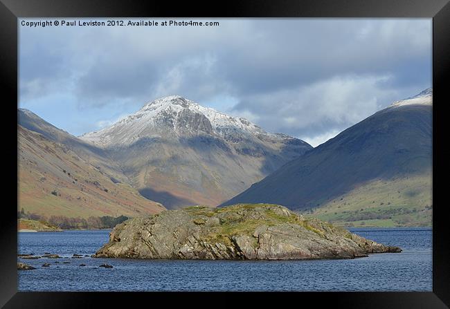 2. Wast Water (Winter) Framed Print by Paul Leviston