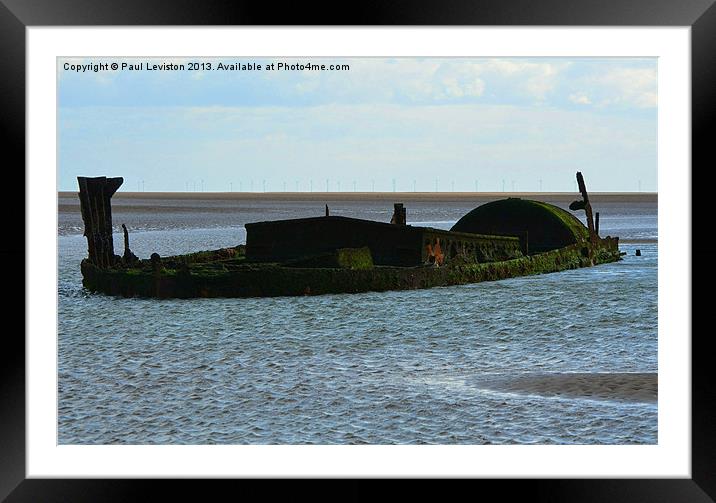 3. Anastasi Shipwreck Framed Mounted Print by Paul Leviston