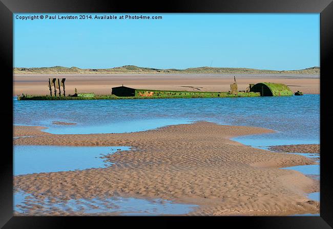  Anastasi Shipwreck Framed Print by Paul Leviston