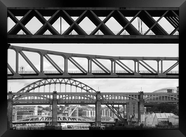 Bridges, Bridges. Framed Print by Will Black