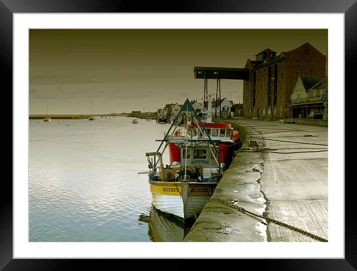Boats in the Quay Framed Mounted Print by Will Black