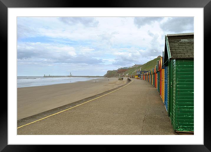 North Beach Promenade, Whitby Framed Mounted Print by graham young