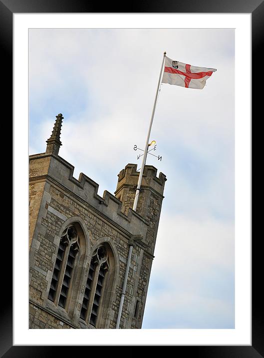 Flying The Flag Framed Mounted Print by graham young