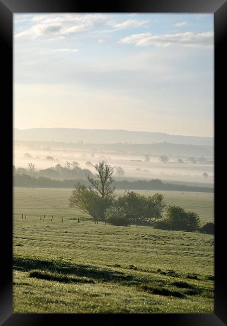 The Thinning Mist Framed Print by graham young