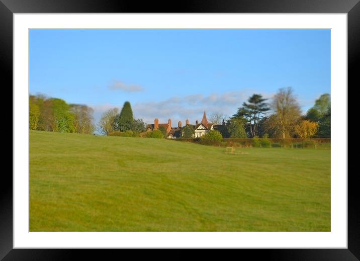 The Old Manor House, Wingrave Framed Mounted Print by graham young