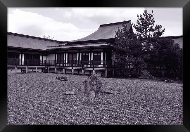 The Zen Garden Framed Print by graham young