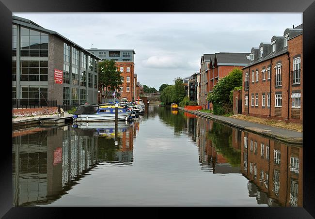 Canalside Redevolopment Framed Print by graham young
