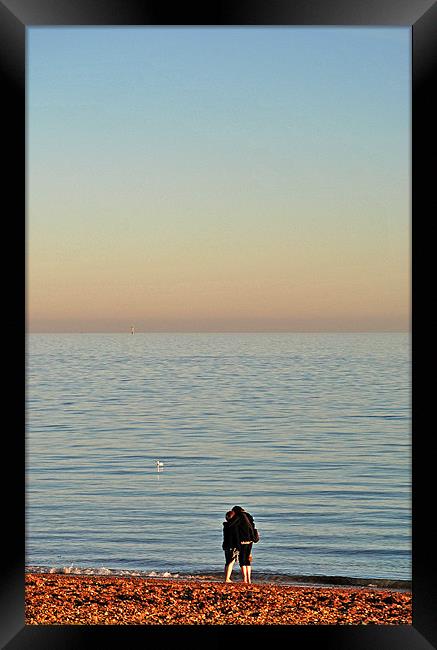 Together-Alone Framed Print by graham young