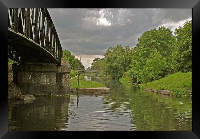 The Slough Arm Framed Print by graham young