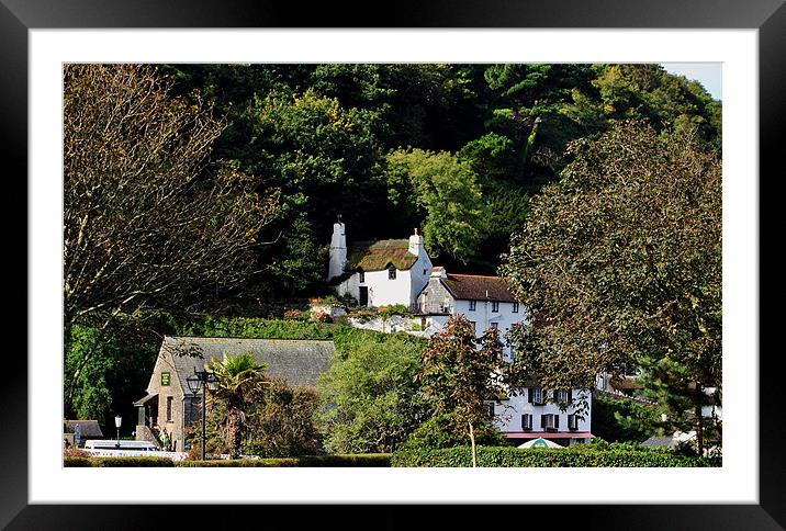 Shelleys Cottage, Lynmouth Framed Mounted Print by graham young