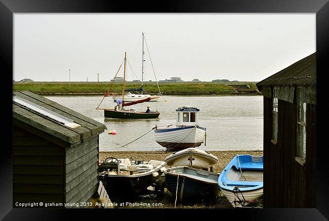 Fishing Boats at Orford Framed Print by graham young