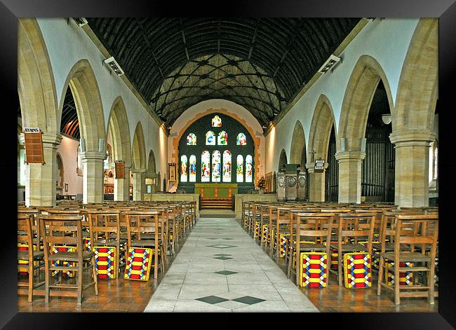 St Mary the Virgin, Lynton Framed Print by graham young