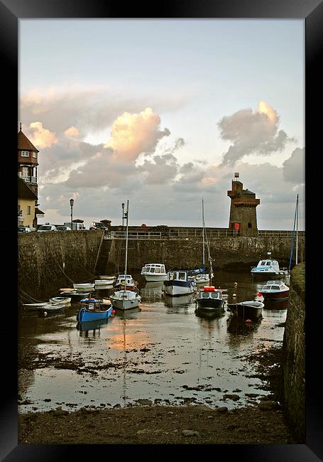 Lynmouth Harbour Framed Print by graham young