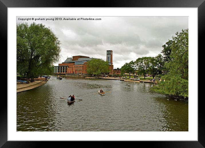 The Royal Shakespeare Theatre Framed Mounted Print by graham young
