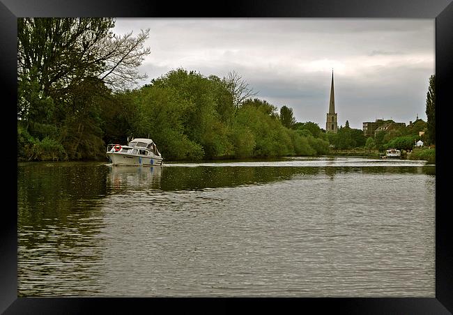 The Severn at Worcester Framed Print by graham young