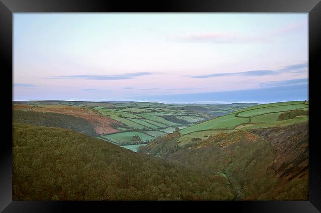 Exmoor Dawn  Framed Print by graham young