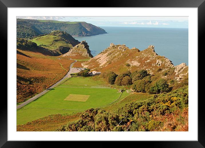  Valley of Rocks Framed Mounted Print by graham young