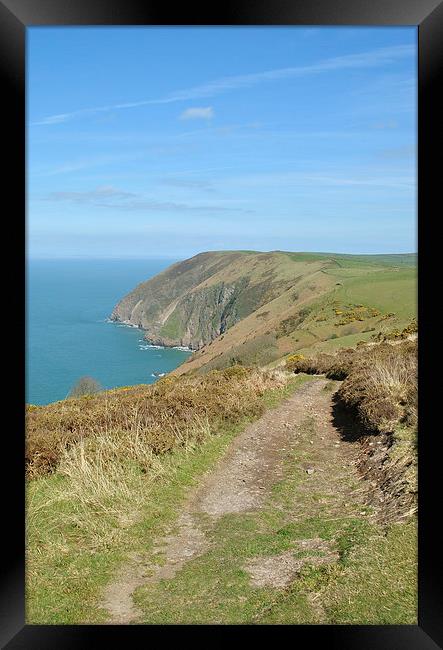 The Exmoor Coast  Framed Print by graham young