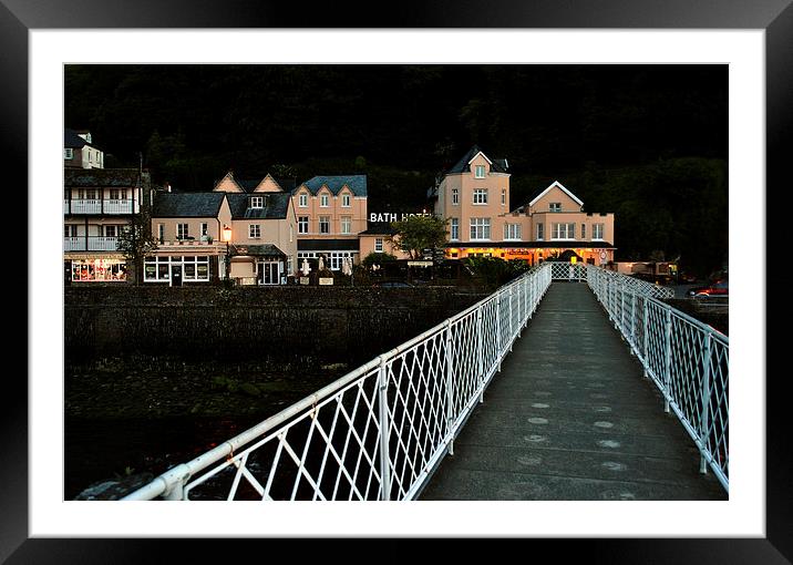 The Bath Hotel, Lynmouth  Framed Mounted Print by graham young