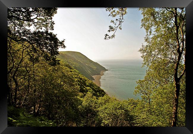 Foreland Point and the Exmoor Coast  Framed Print by graham young