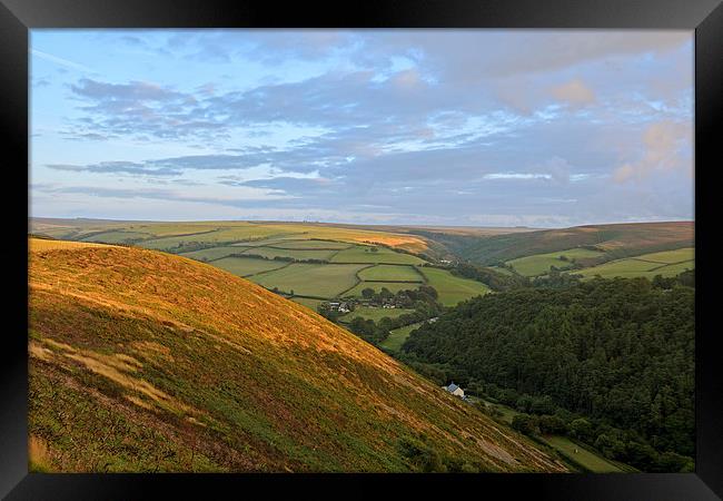 An Exmoor Evening  Framed Print by graham young