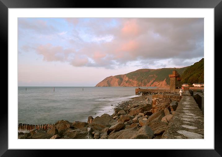 A Lynmouth Evening  Framed Mounted Print by graham young