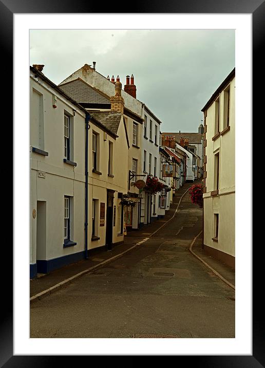 Meeting Street, Appledore  Framed Mounted Print by graham young