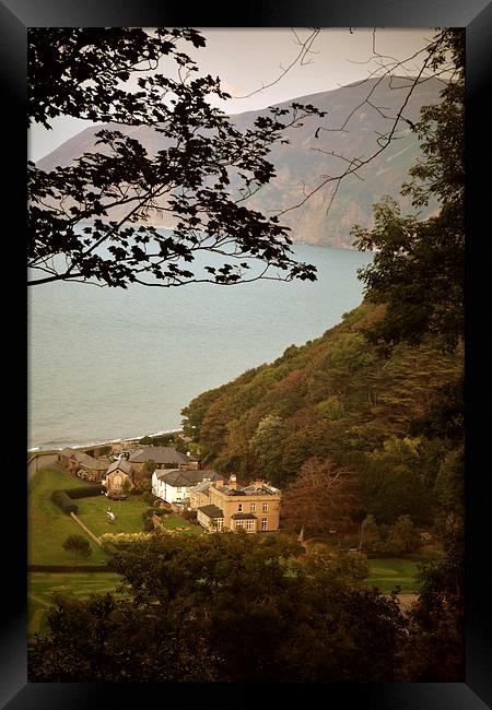 The Old Manor House, Lynmouth  Framed Print by graham young
