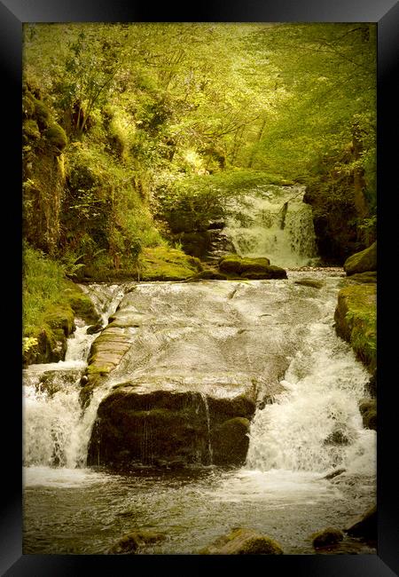 Watersmeet Falls Framed Print by graham young