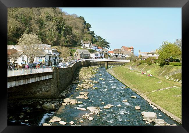 Lynmouth, North Devon Framed Print by graham young