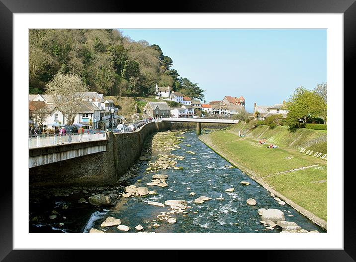 Lynmouth, North Devon Framed Mounted Print by graham young