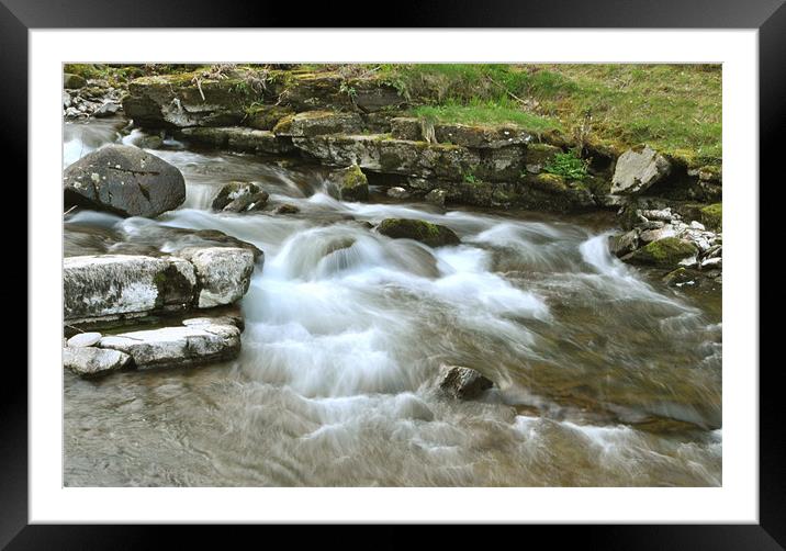 The East Lyn River at Lynmouth, North Devon Framed Mounted Print by graham young