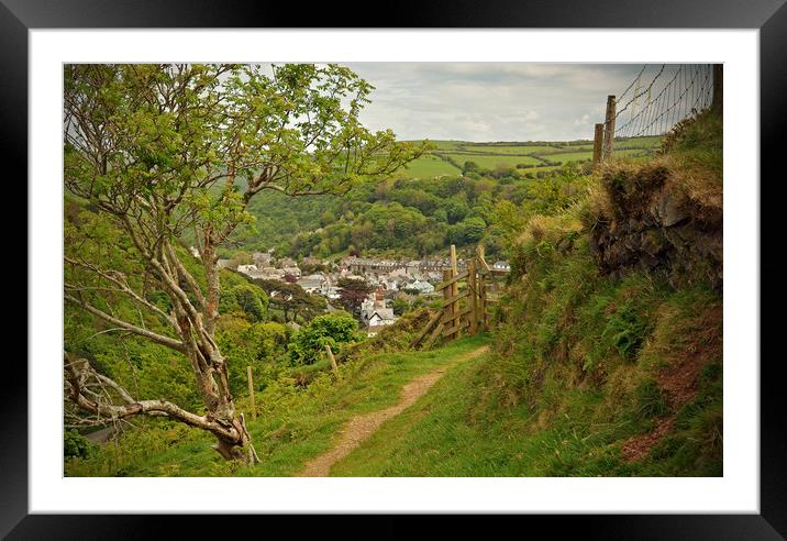 Lynton Framed Mounted Print by graham young