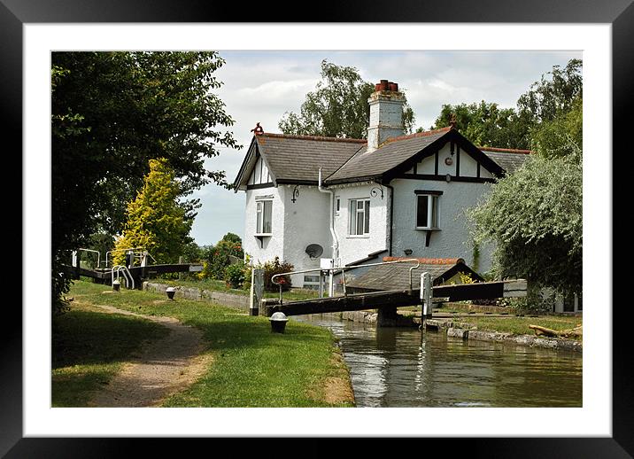 Black Jacks Lock Framed Mounted Print by graham young