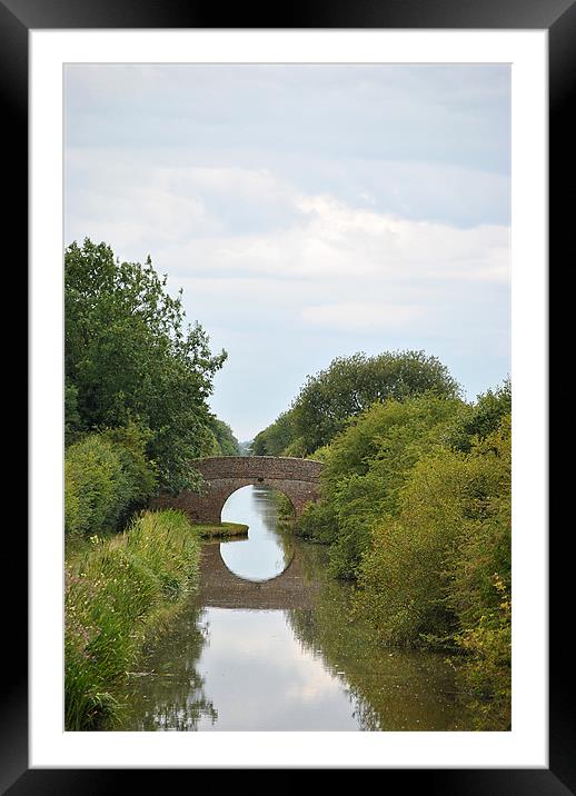 bridge over the aylesbury arm Framed Mounted Print by graham young
