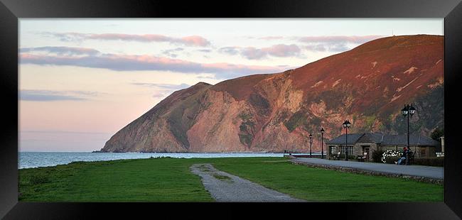 Foreland Point Panoramic Framed Print by graham young