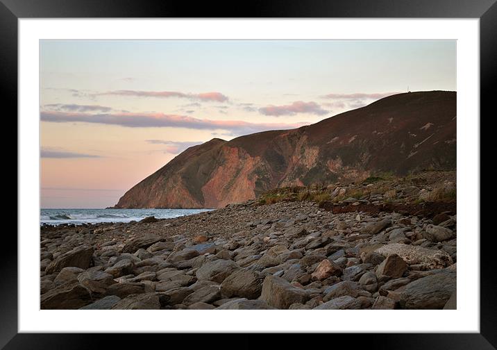 Foreland Point, Devon Framed Mounted Print by graham young