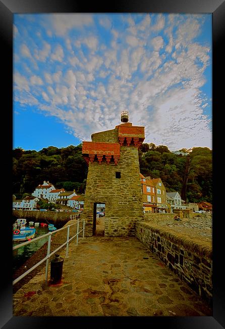 The Rhenish Tower, Lynmouth Framed Print by graham young