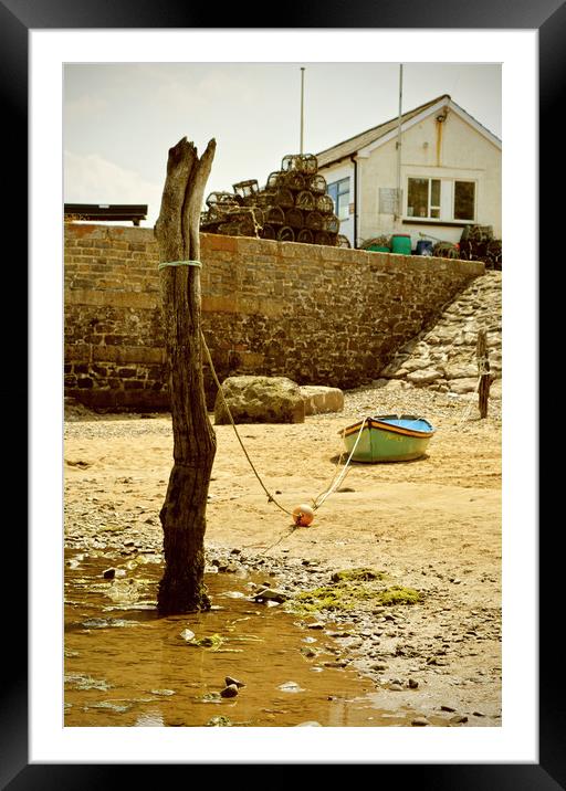 The Mooring Post Framed Mounted Print by graham young