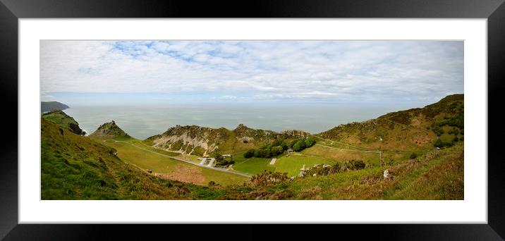 The Valley of Rocks Framed Mounted Print by graham young
